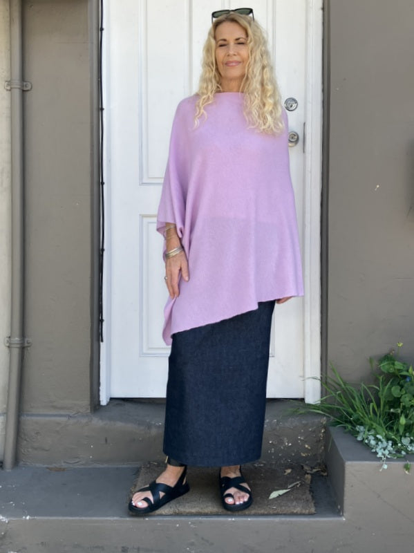 Jiva Sophia Navy Denim Skirt - Denim jivaclothing