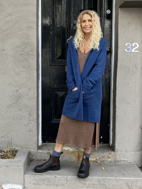 Kind-Human-Kind Virginia Cashmere Cardigan - Mayfair -jivaclothing