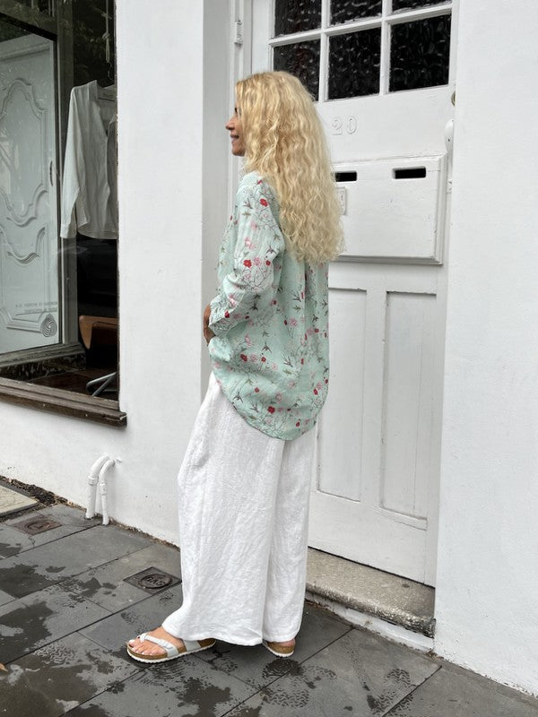 Jiva Mimi Pant (Regular) - Wide Legged Linen -Natural – Jiva Clothing